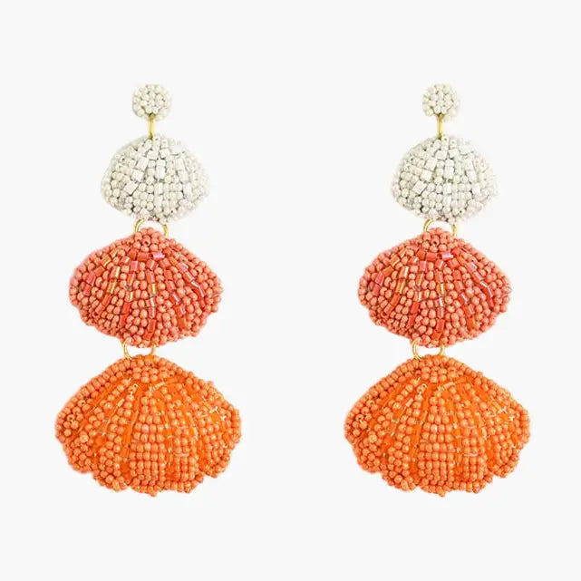 Sunset Seashell Earrings