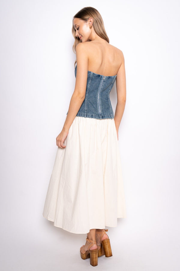 Denim & Daydreams Maxi Dress