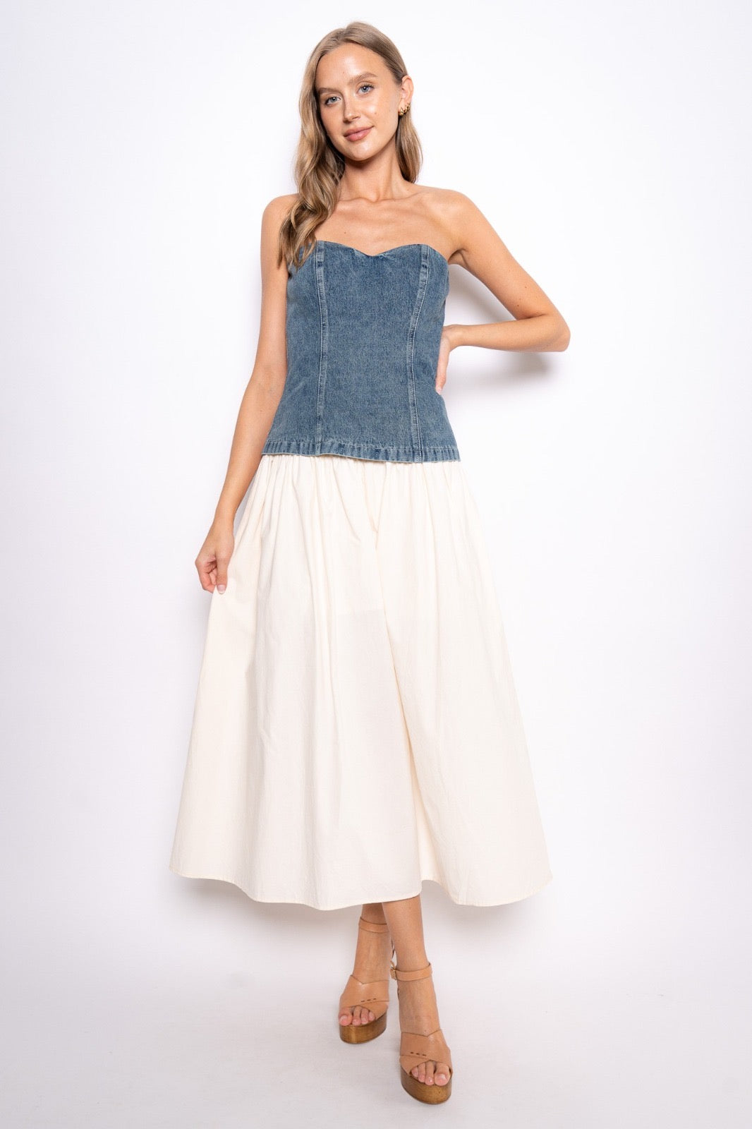 Denim & Daydreams Maxi Dress
