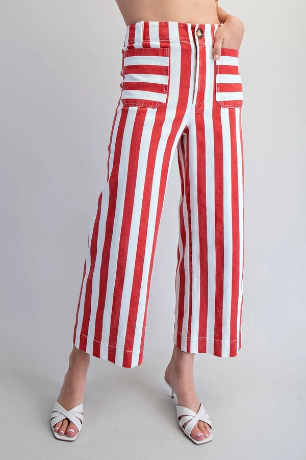 Nantucket Red Stripe Pants