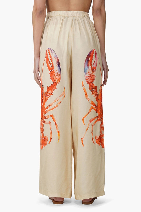 Candy Lobster Elastic Waist Pants