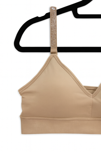 New Plunge Bra Crystal