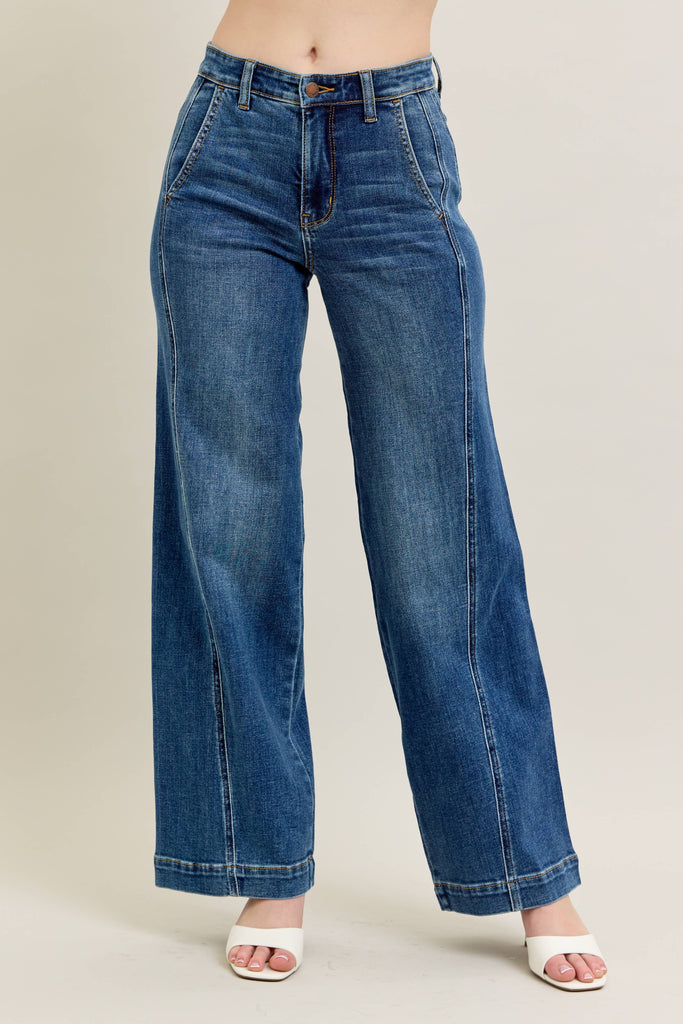 High Waisted Trouser Wide Leg