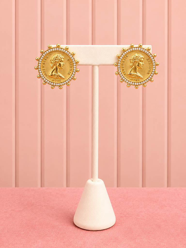 Statement Coin Earrings