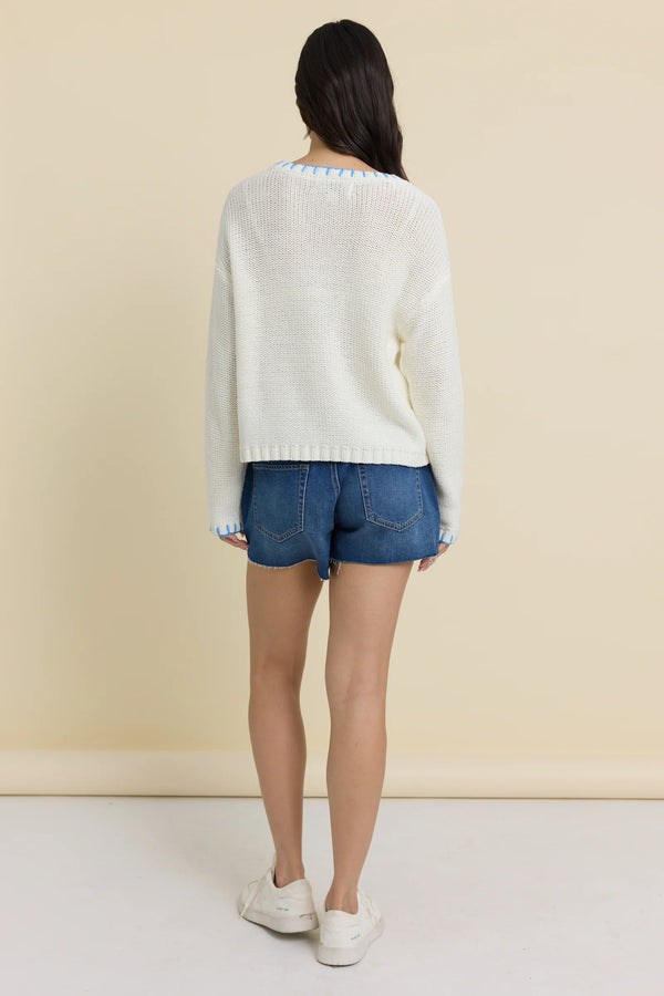 Beach Sweater with Whip Stitch