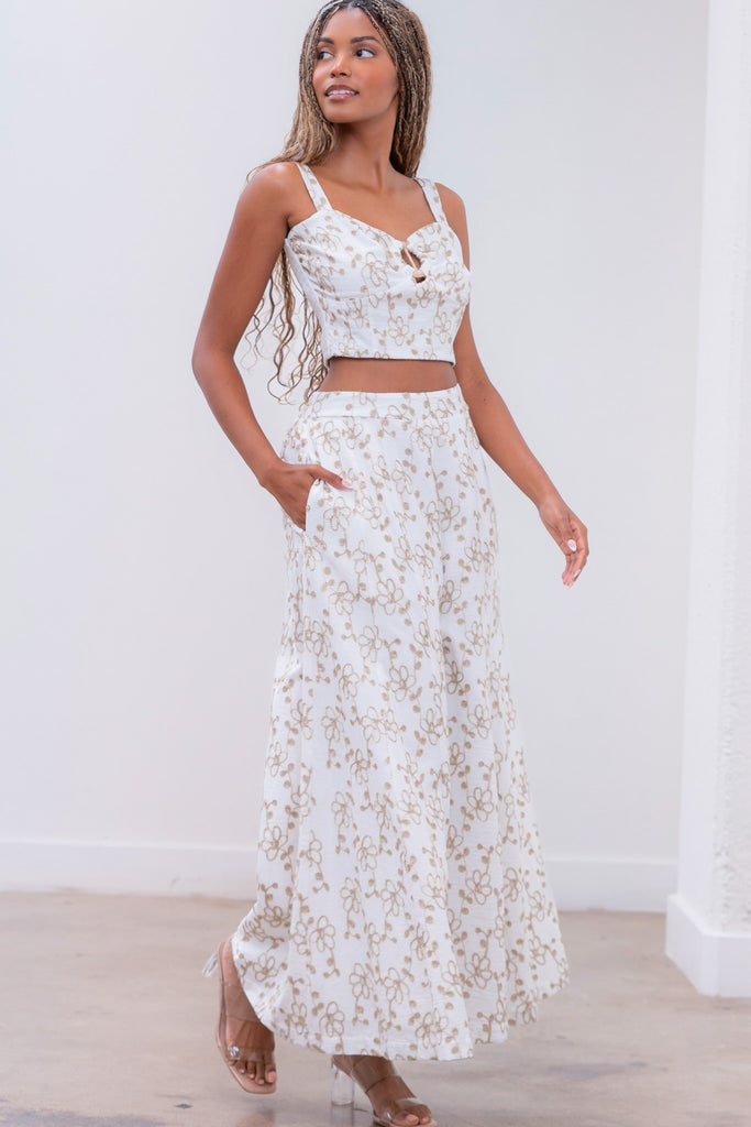 Golden Meadow Palazzo Set