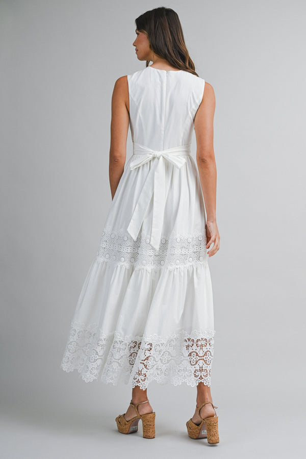 The Grace Kelly Lace Maxi Dress