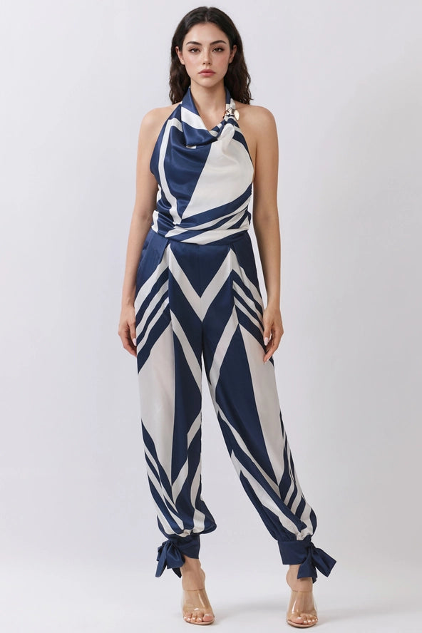 Santorini Nights  Halter Two-Piece Set