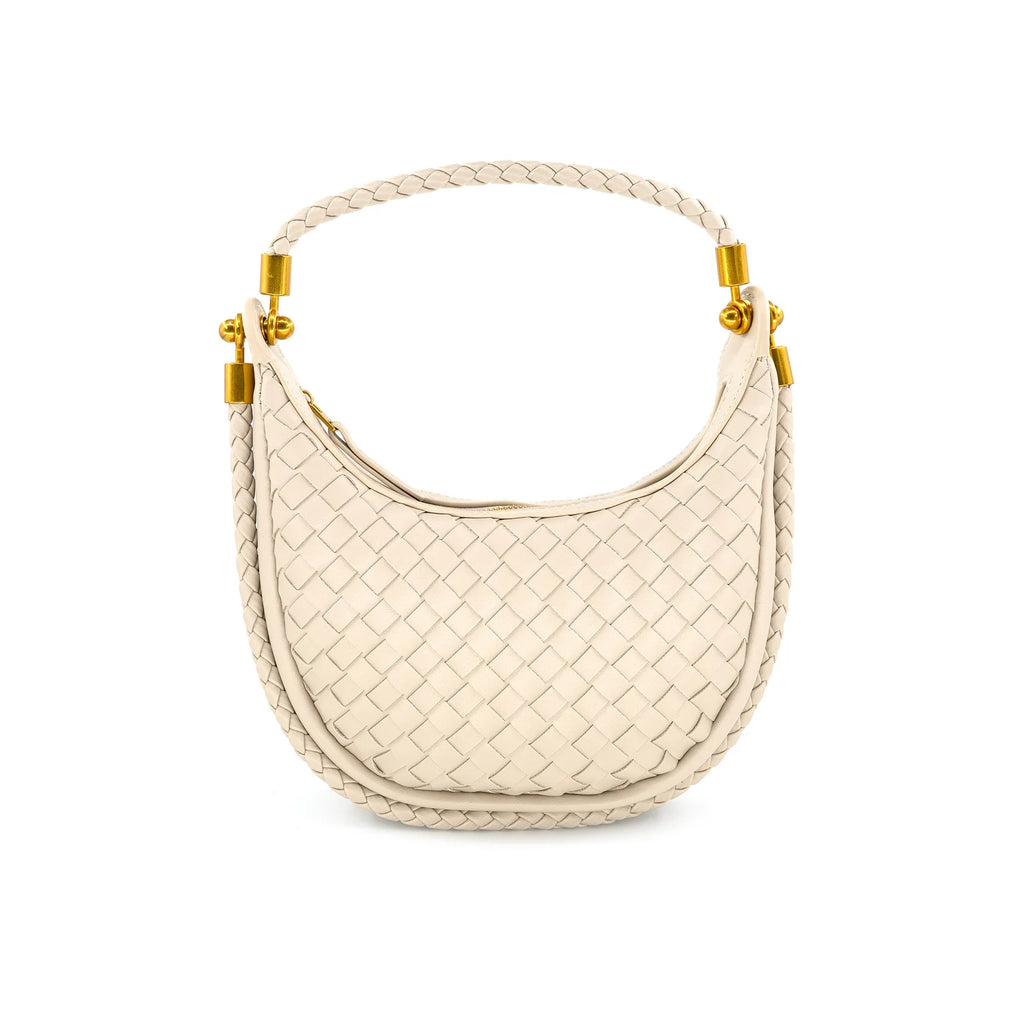 Small Woven Hobo Double Strap Final Sale No return/Exchange