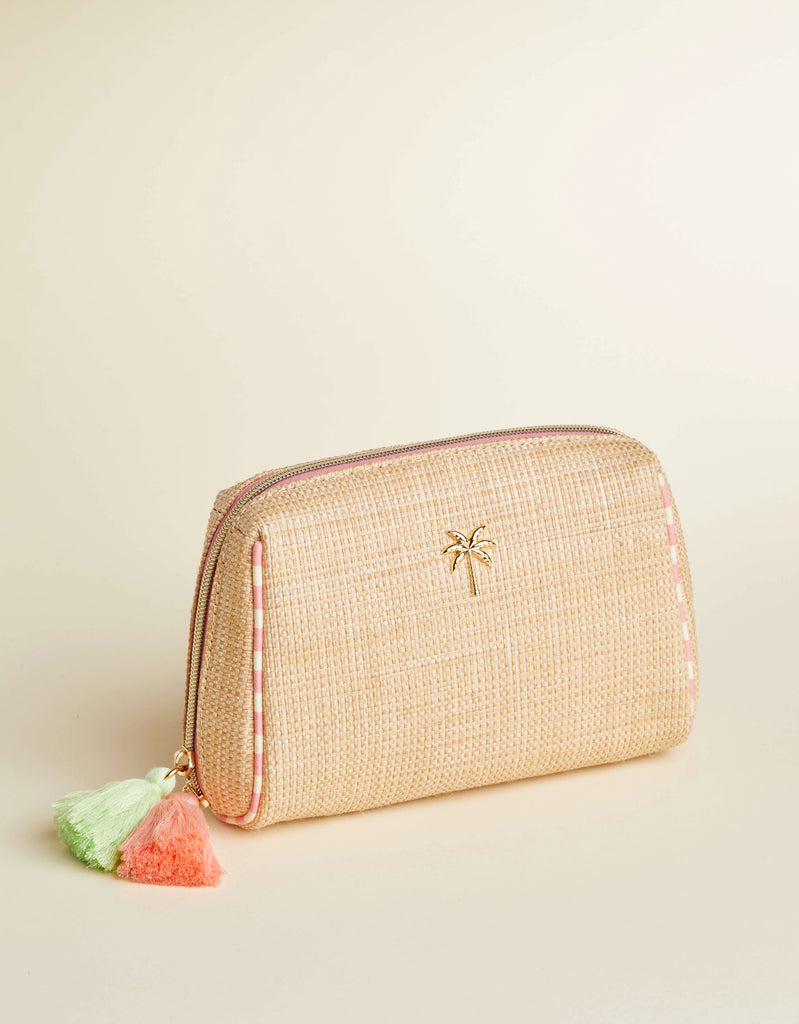 Boho Cosmetic Pouch Palm Tree