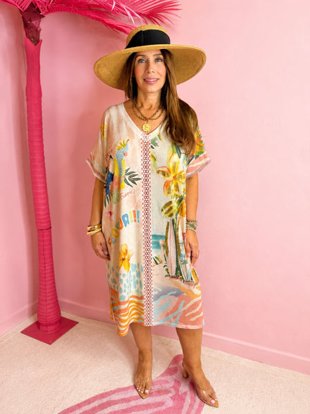 Florida Lurex Paradise Tunic - One Size