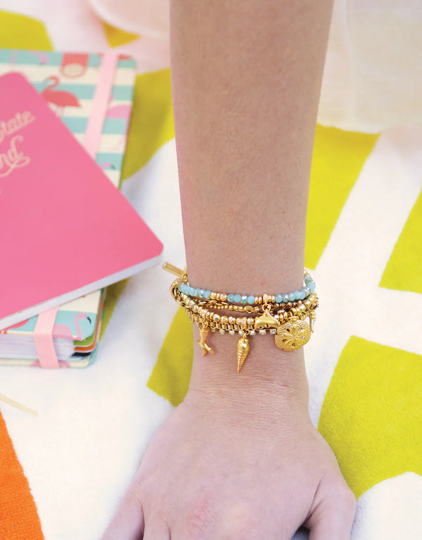 Washed Ashore Beaded Toggle Bracelet