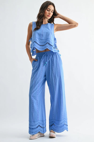 Bluebell Breeze Embroidered Set