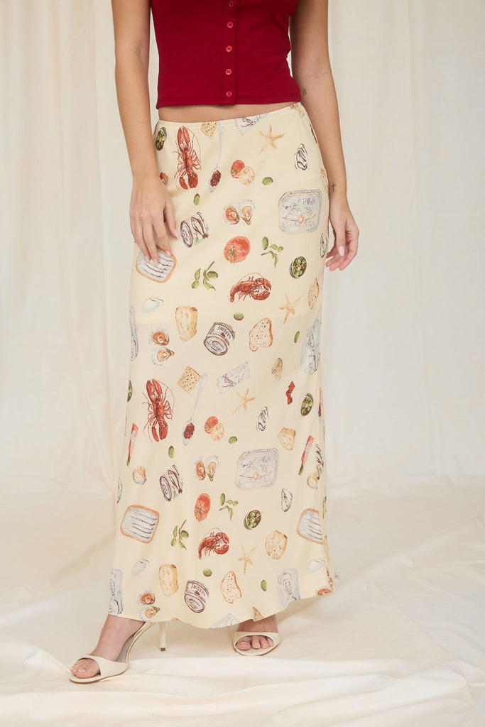 Seaside Market Maxi Skirt