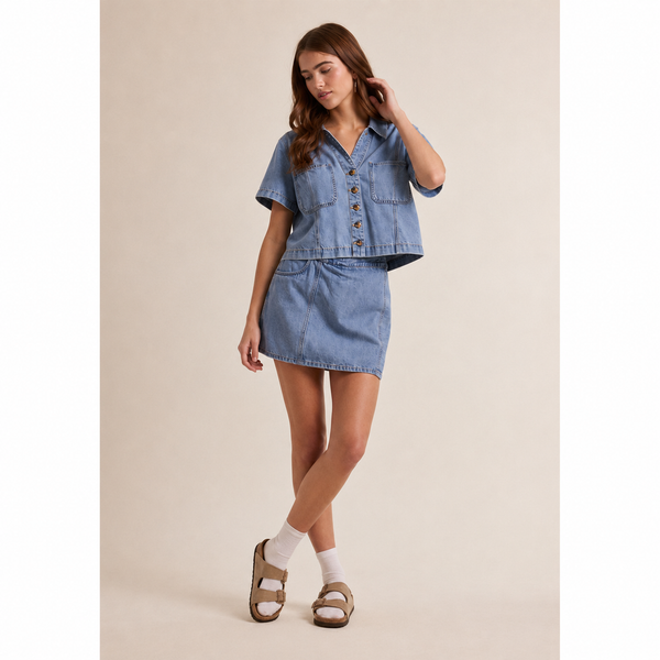 Harbor Denim  Button Shirt