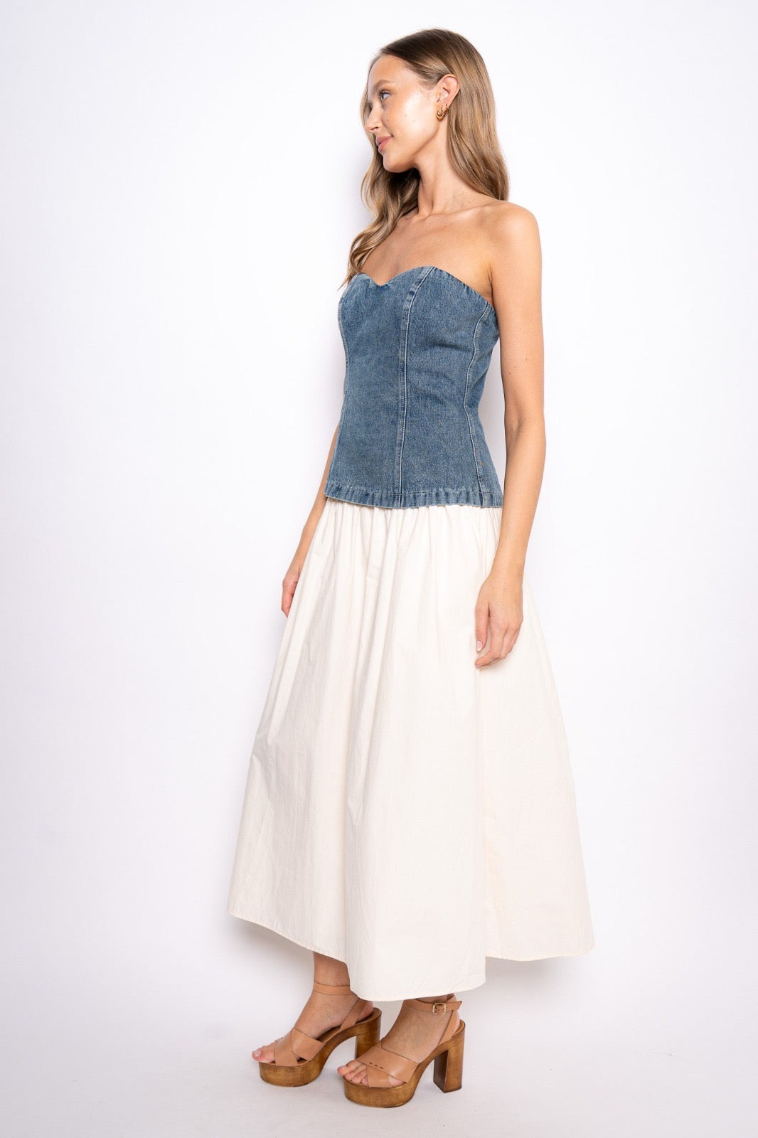 Denim & Daydreams Maxi Dress