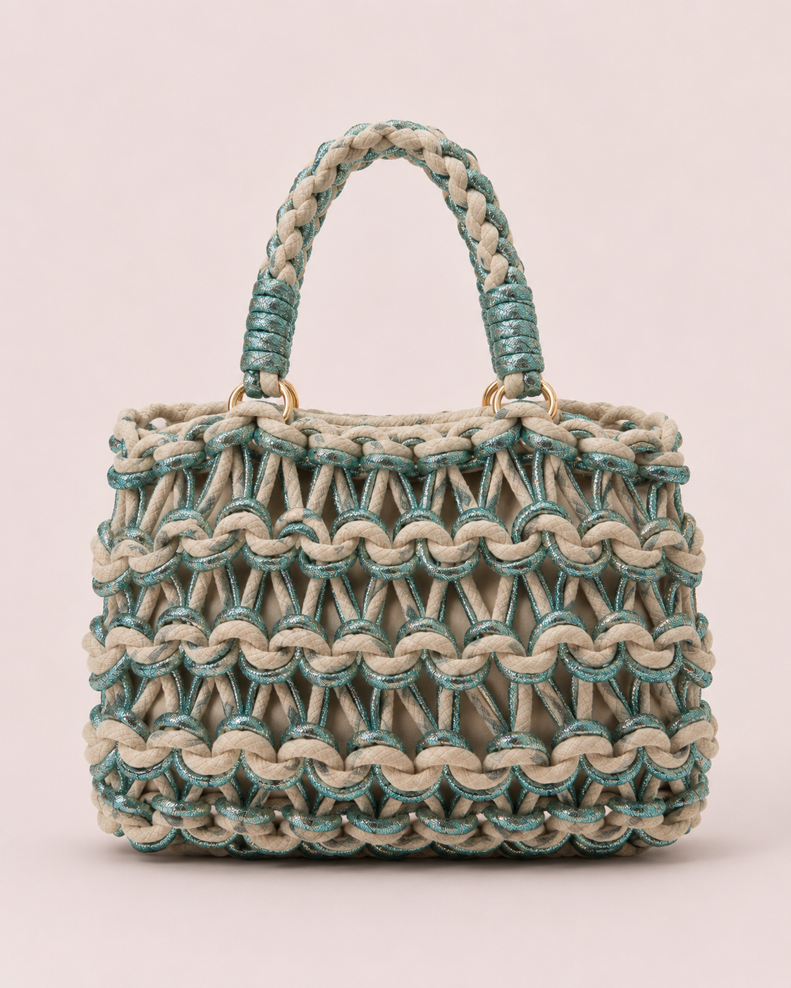 Paris Crochet with Rope Handle