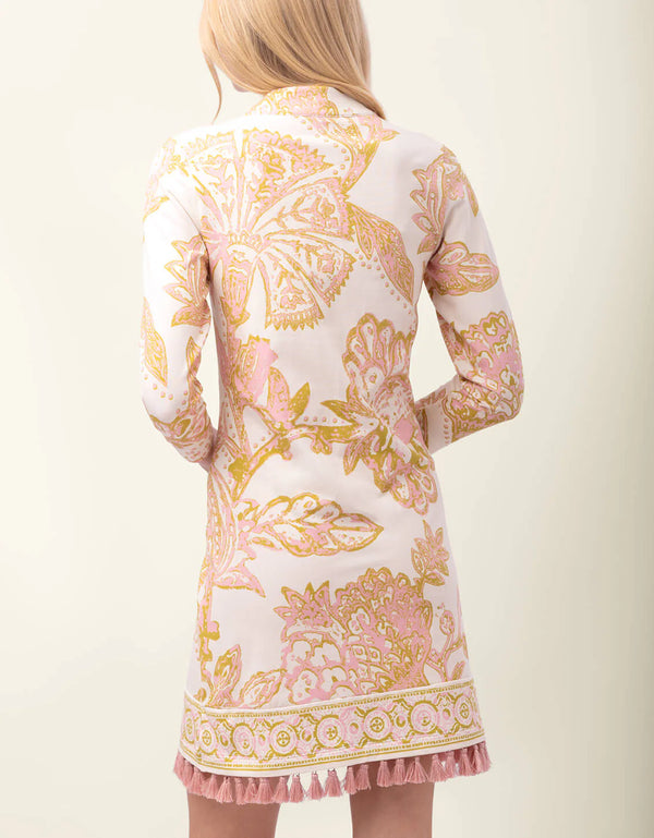 Kit Jersey Dress Castillo Jacobean Cream