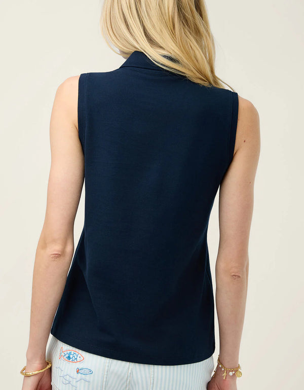 Wendy Ruffle Pique Tank