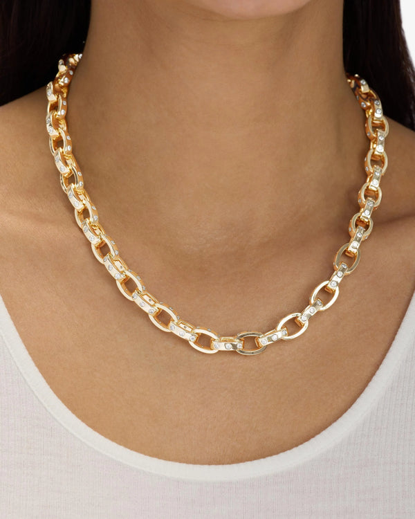 Ashley Chain Link Necklace 9mm 18