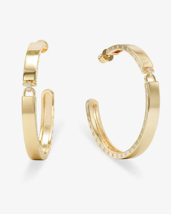 Ashley Lock Hoops 2"