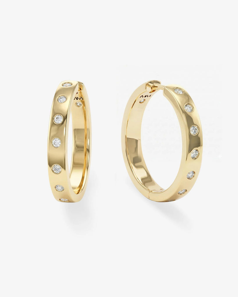 Ashley Reversible Hoops 1"