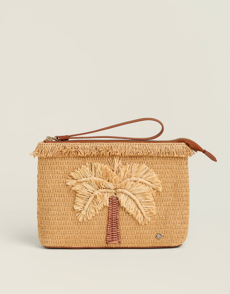 Straw Fringe Carina Wristlet Flagler Resort Palm
