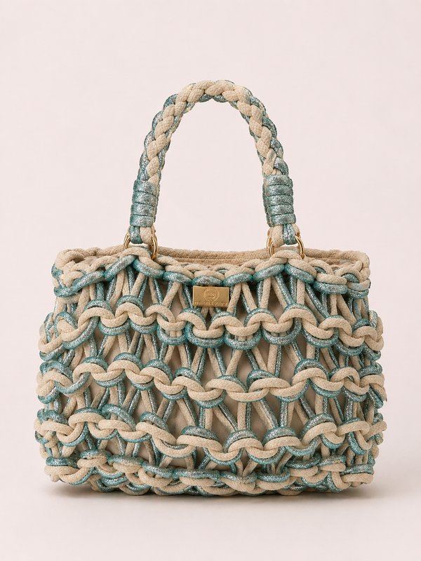 Paris Crochet with Rope Handle