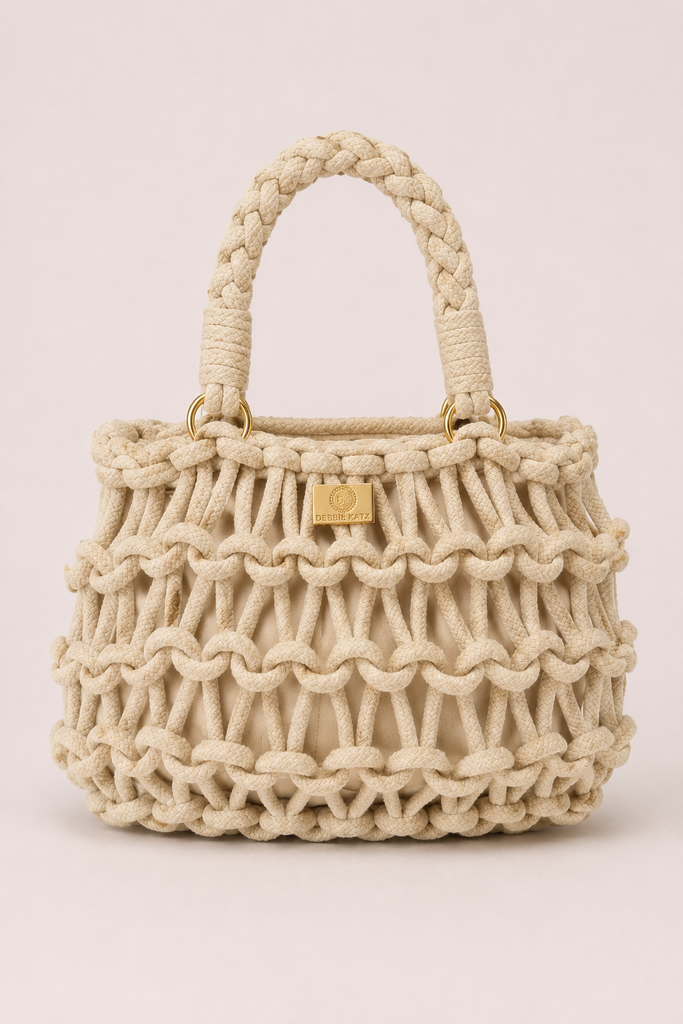 Paris Crochet with Rope Handle