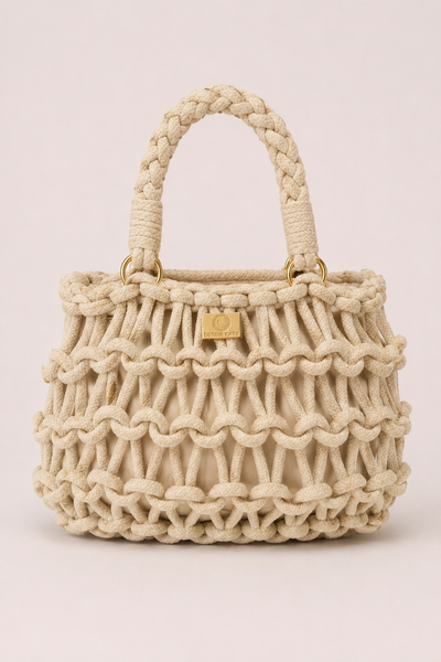 Paris Crochet with Rope Handle