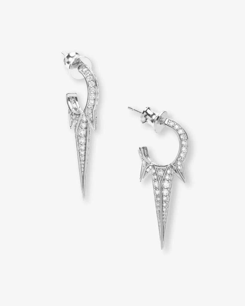 Gabriella Pave Triple Spike Earrings