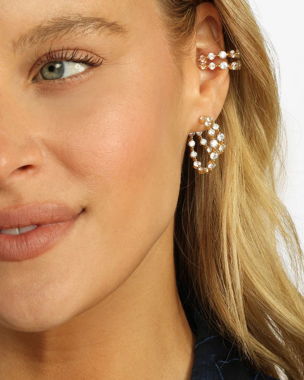 She's an Icon Double Hoops