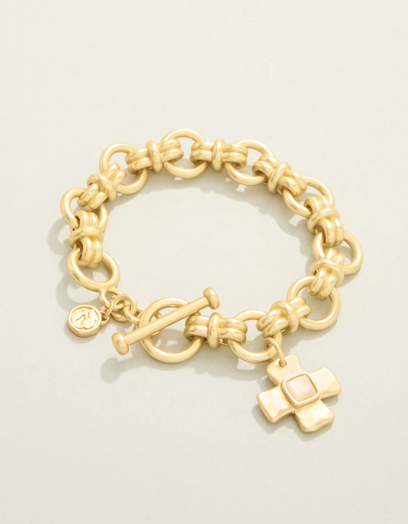 Affirmation Toggle Bracelet Mother-of-Pearl