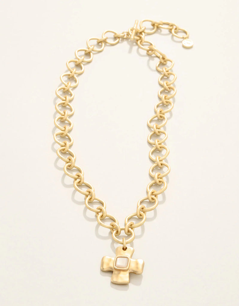 Affirmation Necklace 18" Mother-of-Pearl