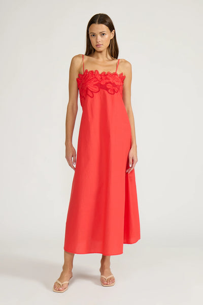 Rey Maxi Dress - Red