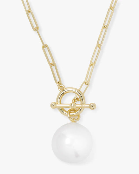 Life's A Ball Pearl Pendant Necklace for women's boutique clothing, a stylish addition to summer collection and new arrivals.