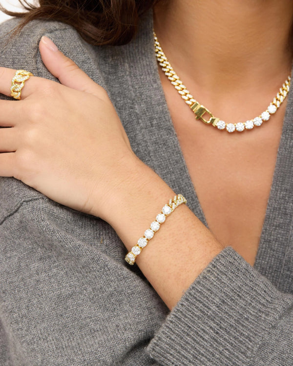 Pave Julian Loves Diamonds Bracelet