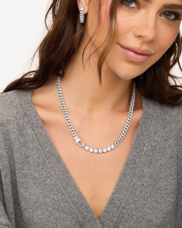 Pavé Julian Loves Diamonds Necklace 18