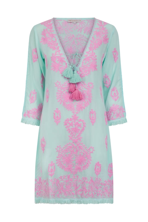 Aggie Mint-Pink Dress