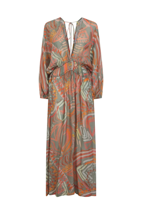 Cortina Solstice Coral Kaftan