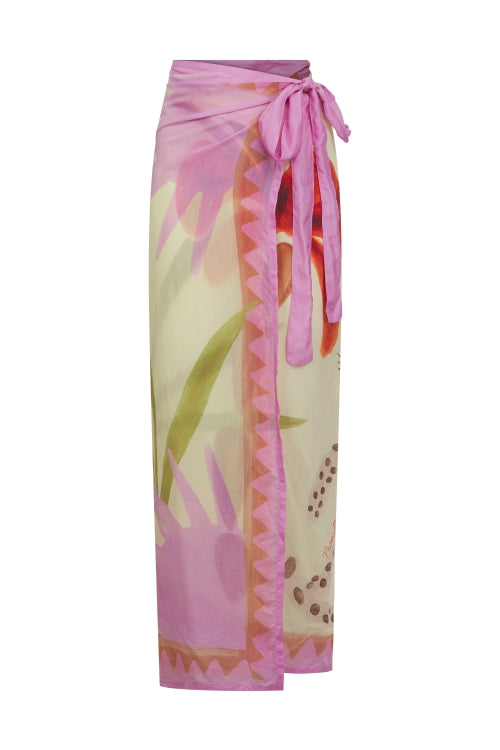 Iggy Pareo Wrap Skirt Tie on Side - One Size