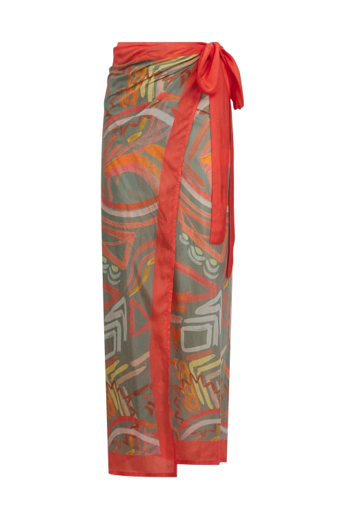 Iggy Pareo Wrap Skirt Tie on Side - One Size