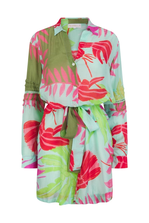 Uno Crazy Lobster Khaki Shirt