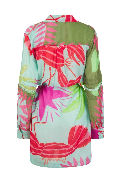 Uno Crazy Lobster Khaki Shirt