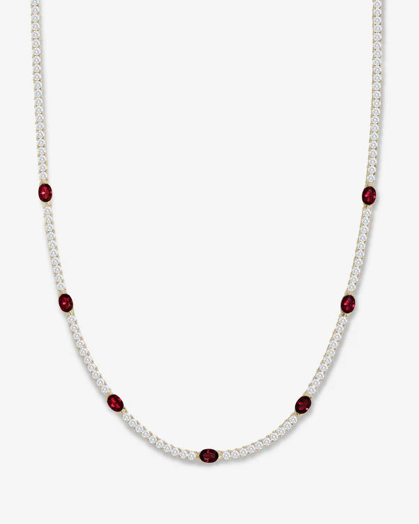 The Maven Tennis Necklace 18"