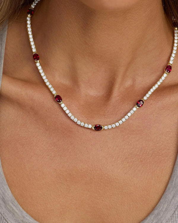 The Maven Tennis Necklace 16