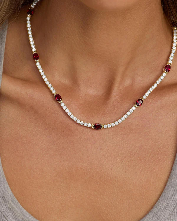 The Maven Tennis Necklace 18