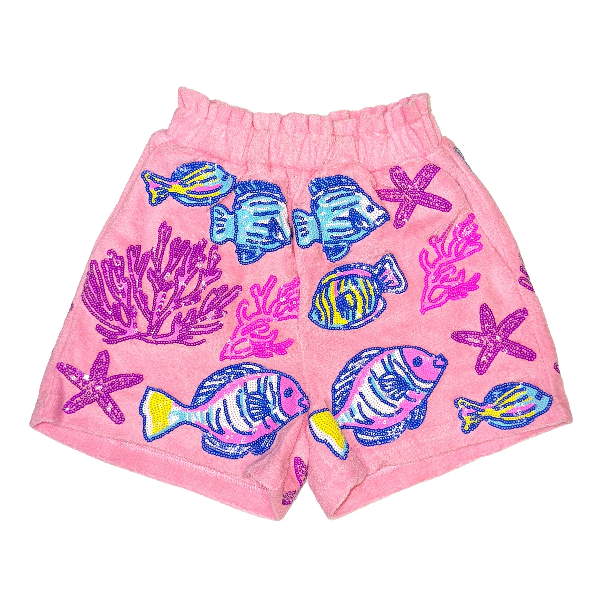 Under The Sea Terry Cloth Shorts