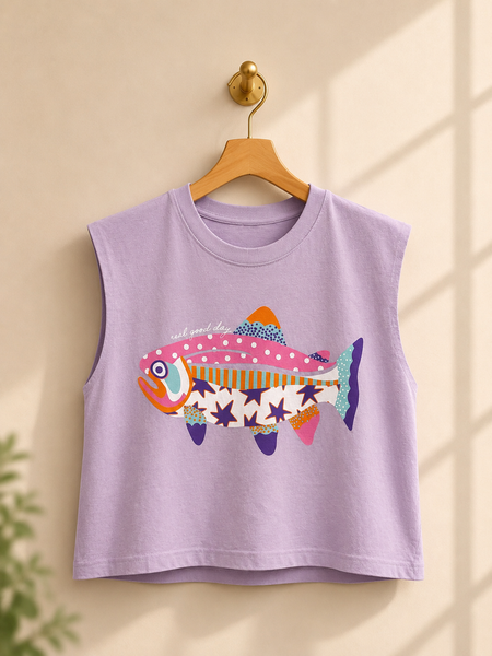 Reel Good Day Sleeveless Tee