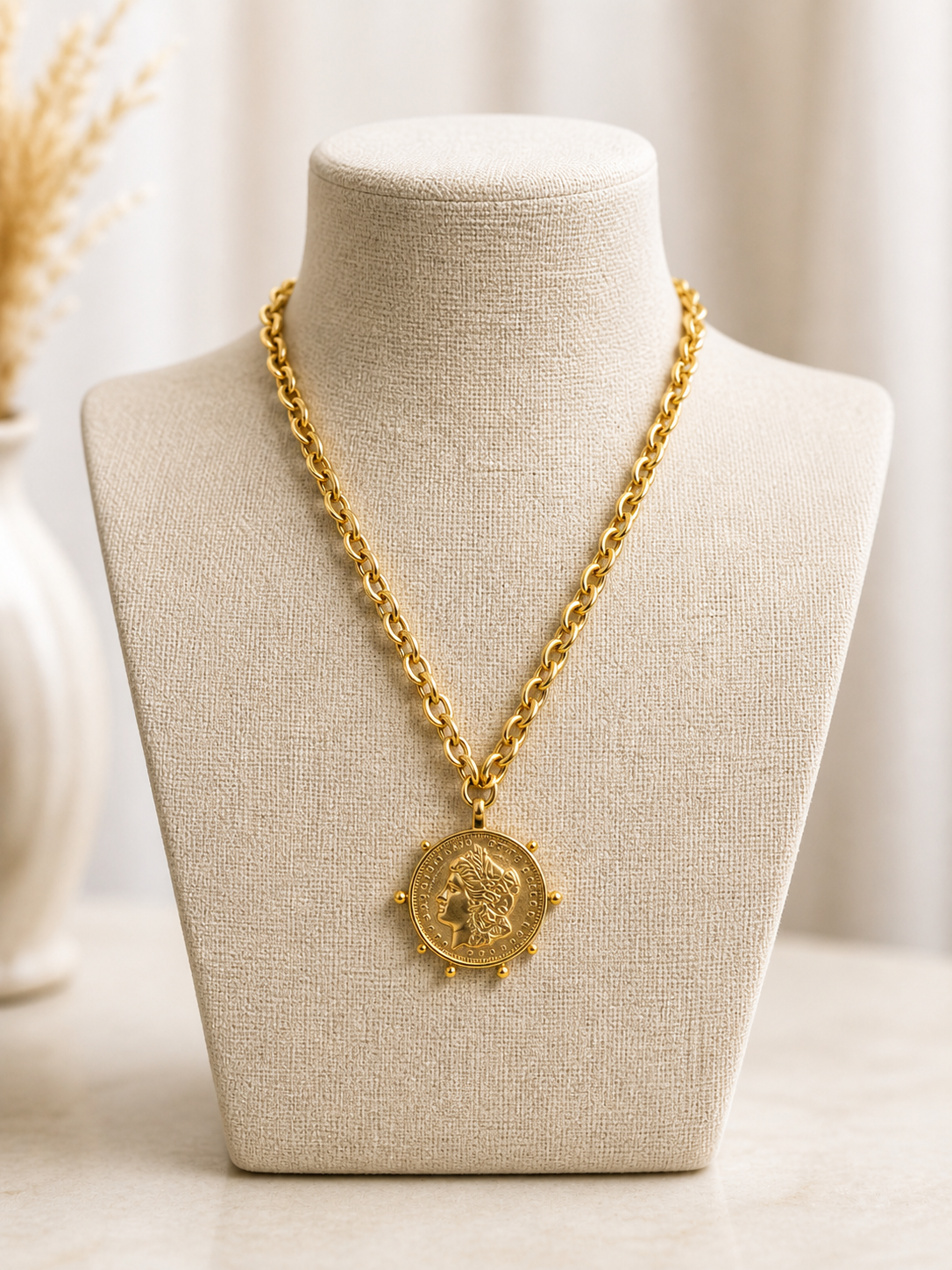 Gold Coin Necklace